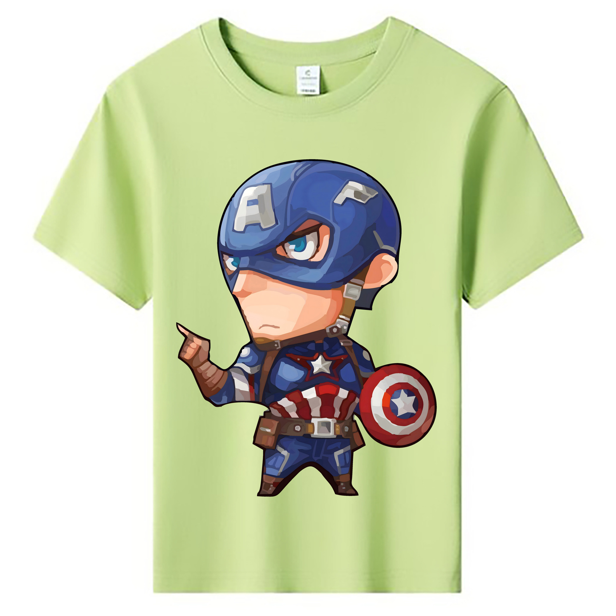 （画像用） アベンジャーズ The Avengers 綿100％キッズTシャツ（フロントプリント）